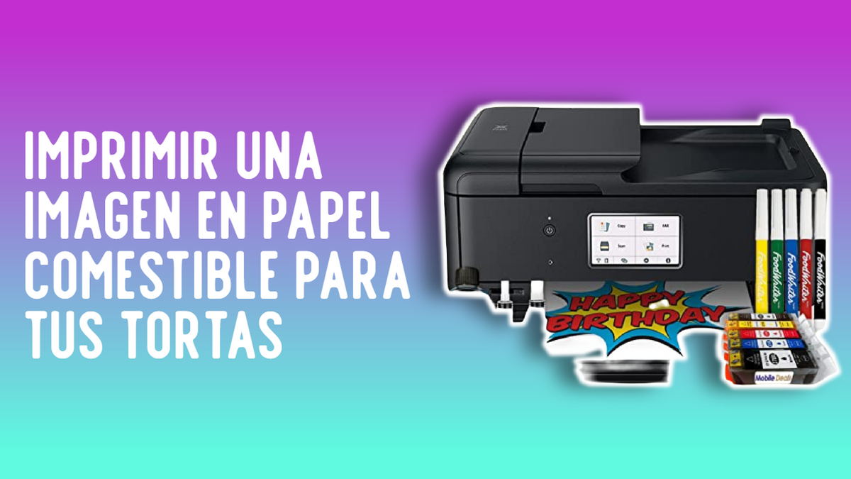 Impresora Comestible De 3,7 V Para Pasteles Y Galletas, Impresora