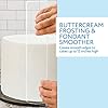 Icing Frosting Buttercream Large Cake Smoother (12" x 5")