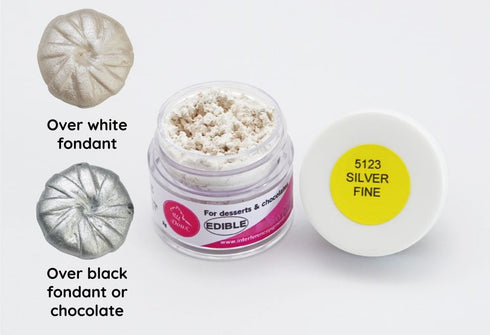 Edible Doux Powder- Silver Fine (5123)