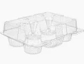 Cupcake Containers 6 Cavities