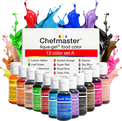 Chefmaster Soft Gel Food Coloring (.70oz)