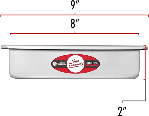 Fat Daddio's Anodized Aluminum Square Cake Pans