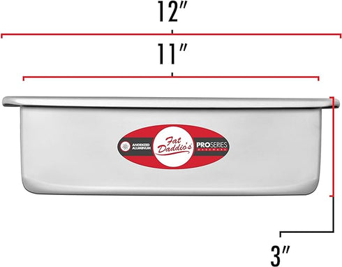 Fat Daddio's Anodized Aluminum Square Cake Pans