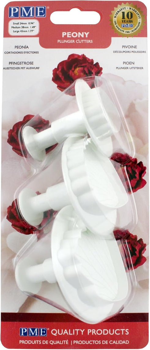 PME Peony Plunger Cutter, Set of 3