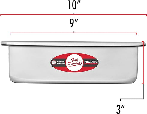 Fat Daddio's Anodized Aluminum Square Cake Pans