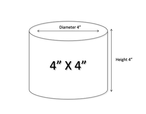 Round Cake Dummies (4" Diameter)