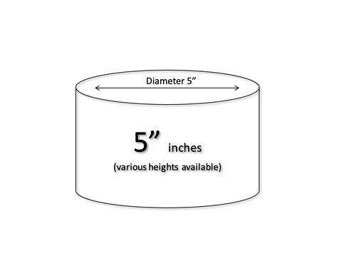 Round Cake Dummies (5" Diameter)