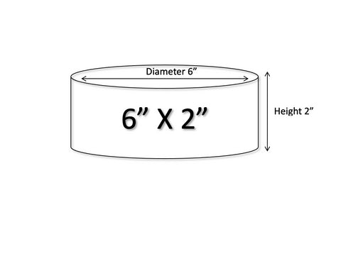 Round Cake Dummies (6" Diameter)
