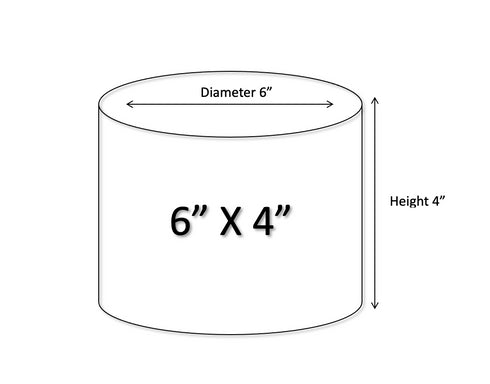 Round Cake Dummies (6" Diameter)