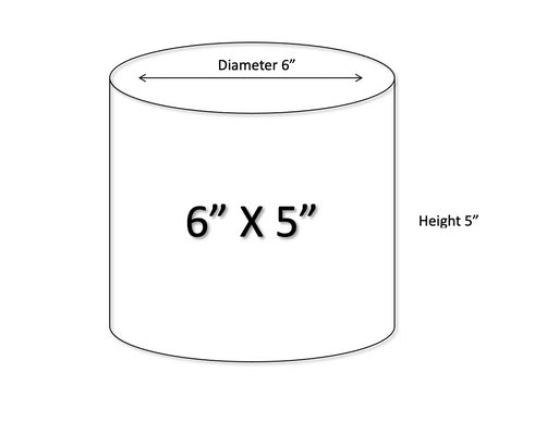 Round Cake Dummies (6" Diameter)