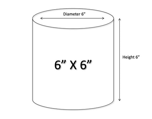 Round Cake Dummies (6" Diameter)