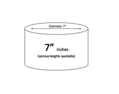 Round Cake Dummies (7" Diameter)