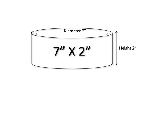 Round Cake Dummies (7" Diameter)