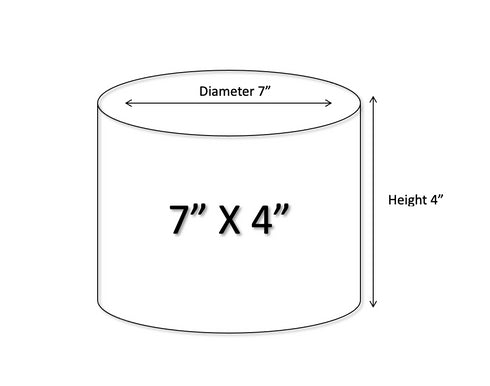 Round Cake Dummies (7" Diameter)