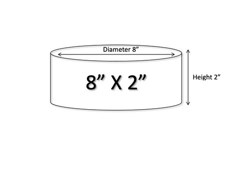 Round Cake Dummies (8" Diameter)