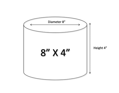 Round Cake Dummies (8" Diameter)