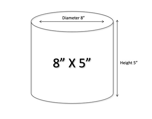 Round Cake Dummies (8" Diameter)