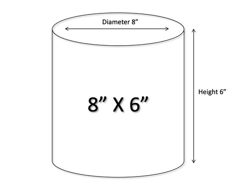Round Cake Dummies (8" Diameter)