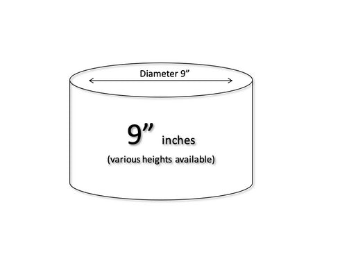 Round Cake Dummies (9" Diameter)