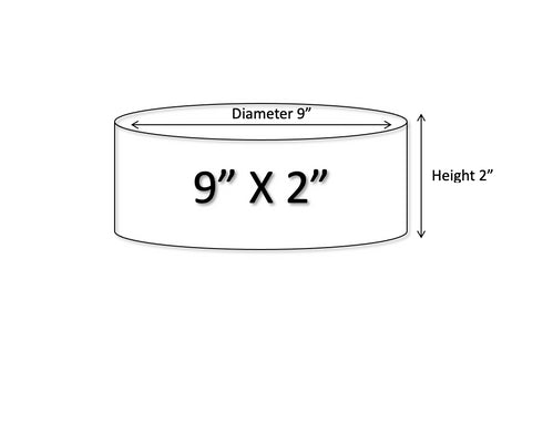 Round Cake Dummies (9" Diameter)