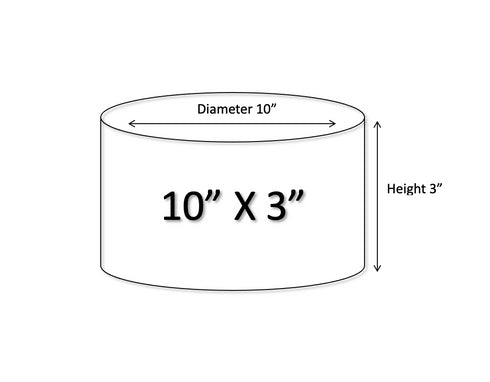 Round Cake Dummies (10" Diameter)