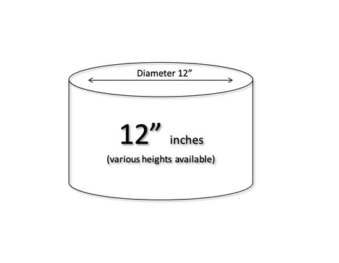 Round Cake Dummies (12" Diameter)