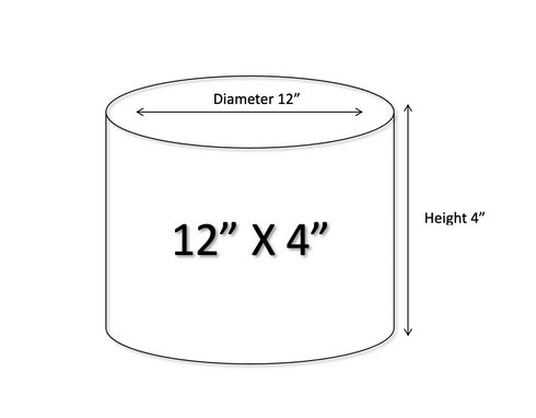 Round Cake Dummies (12" Diameter)