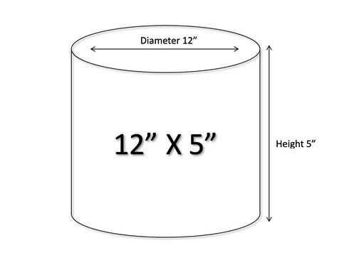 Round Cake Dummies (12" Diameter)