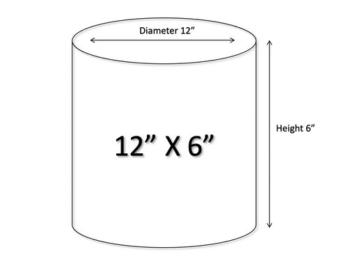 Round Cake Dummies (12" Diameter)
