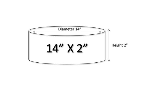 Round Cake Dummies (14" Diameter)