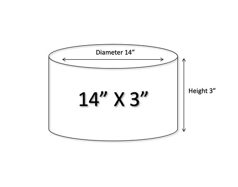 Round Cake Dummies (14" Diameter)