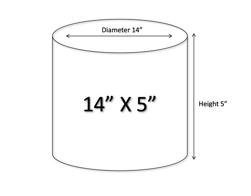 Round Cake Dummies (14" Diameter)
