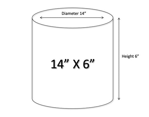 Round Cake Dummies (14" Diameter)