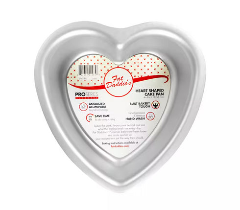 Fat Daddio's Anodized Aluminum Heart Cake Pan