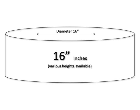 Round Cake Dummies (16" Diameter)