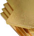 Rectangular Cake Board (1/2" thick)- Gold Foil Corrugated Cardboard for Multi-Layer Cakes