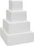 Square Styrofoam Cake Dummies (4" Inches)