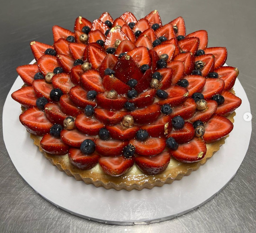 Strawberry Tartlet Cake Art Shop