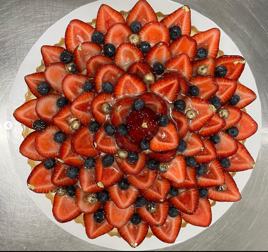 Strawberry Tartlet Cake Art Shop