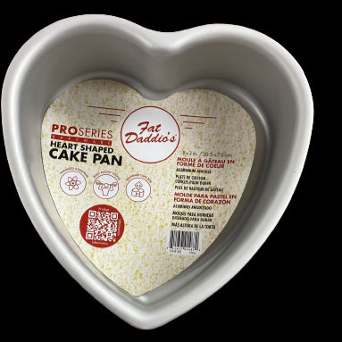 Fat Daddio's Anodized Aluminum Heart Cake Pan