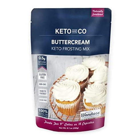 Buttercream Keto Frosting Mix by Keto and Co