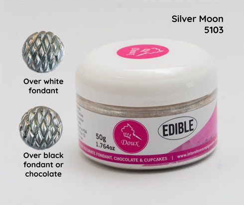 Edible Doux Powder- Silver Moon