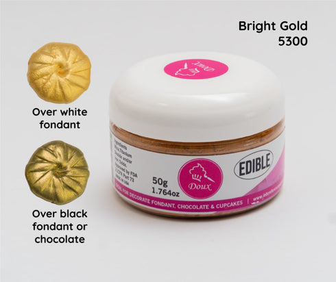 Edible Doux Powder- Bright Gold (5300)