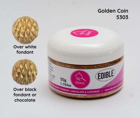 Edible Doux Powder- Golden Coin