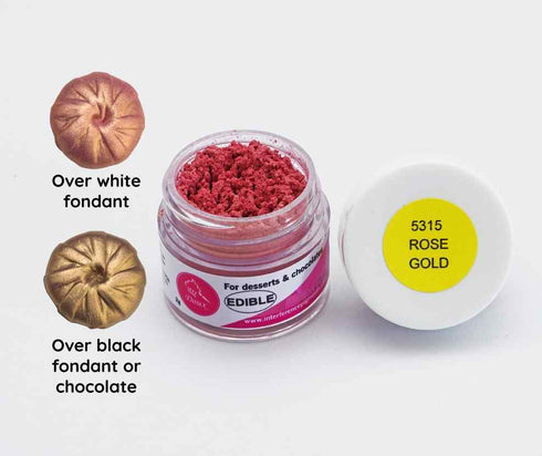 Edible Doux Powder- Rose Gold