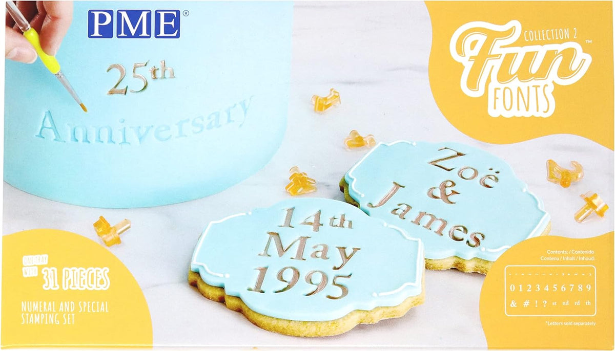 PME Fun Fonts Stamping Set- Upper and Lowercase Letters (52 Pieces ...