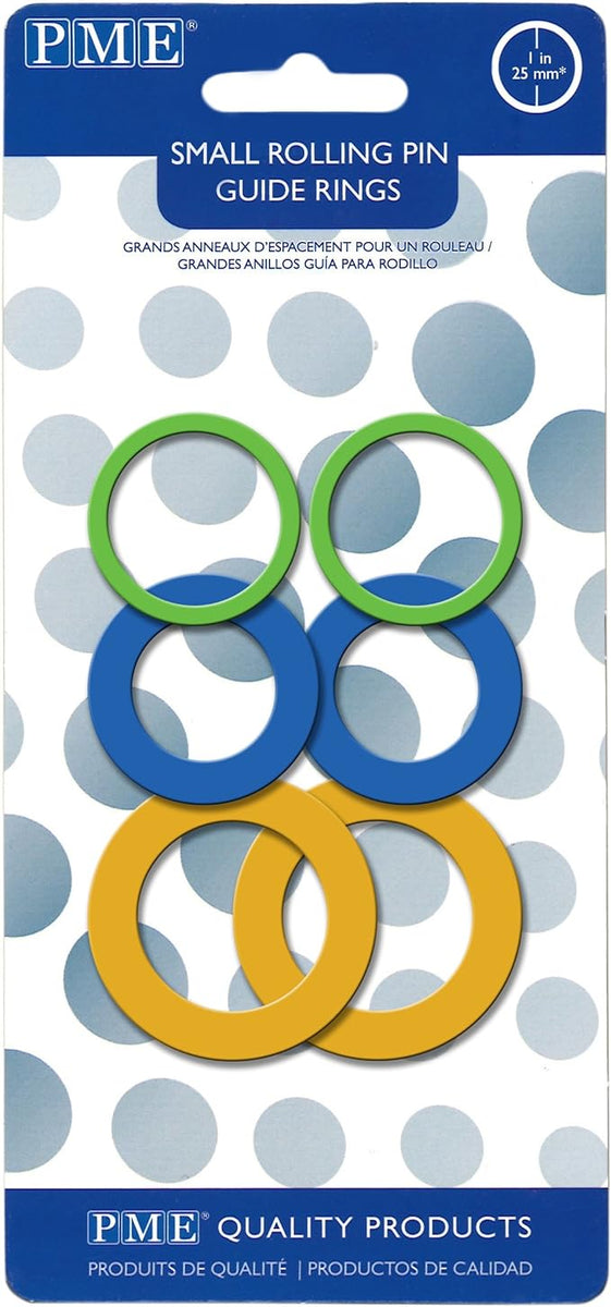 PME Rolling Pin Guide Rings, Small Size – Cakeartshop